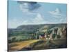 View of Potrel Manor, Near Dragey in Normandy-Jan The Elder Griffier-Stretched Canvas