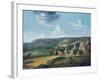 View of Potrel Manor, Near Dragey in Normandy-Jan The Elder Griffier-Framed Giclee Print