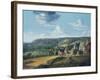 View of Potrel Manor, Near Dragey in Normandy-Jan The Elder Griffier-Framed Giclee Print