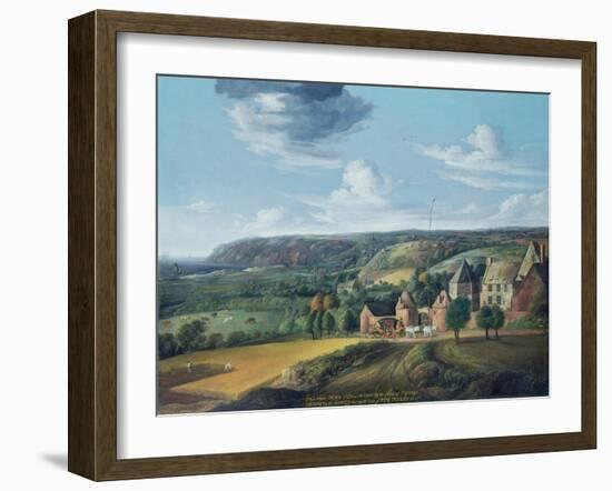 View of Potrel Manor, Near Dragey in Normandy-Jan The Elder Griffier-Framed Giclee Print