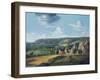 View of Potrel Manor, Near Dragey in Normandy-Jan The Elder Griffier-Framed Giclee Print