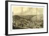 View of Pottsville Taken from Sharp Mountain and Respectfully Dedicated to the Enterprising Citizen-John Rubens Smith-Framed Giclee Print