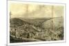 View of Pottsville Taken from Sharp Mountain and Respectfully Dedicated to the Enterprising Citizen-John Rubens Smith-Mounted Giclee Print