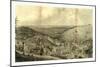 View of Pottsville Taken from Sharp Mountain and Respectfully Dedicated to the Enterprising Citizen-John Rubens Smith-Mounted Giclee Print