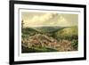 View of Pottsville Taken from Sharp Mountain and Respectfully Dedicated to the Enterprising Citizen-John Rubens Smith-Framed Giclee Print