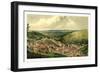 View of Pottsville Taken from Sharp Mountain and Respectfully Dedicated to the Enterprising Citizen-John Rubens Smith-Framed Giclee Print