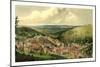 View of Pottsville Taken from Sharp Mountain and Respectfully Dedicated to the Enterprising Citizen-John Rubens Smith-Mounted Giclee Print