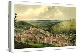 View of Pottsville Taken from Sharp Mountain and Respectfully Dedicated to the Enterprising Citizen-John Rubens Smith-Stretched Canvas