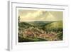View of Pottsville Taken from Sharp Mountain and Respectfully Dedicated to the Enterprising Citizen-John Rubens Smith-Framed Giclee Print