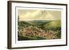 View of Pottsville Taken from Sharp Mountain and Respectfully Dedicated to the Enterprising Citizen-John Rubens Smith-Framed Giclee Print