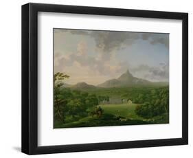 View of Powerscourt, County Wicklow, c.1760-2-George the Elder Barret-Framed Premium Giclee Print