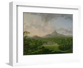 View of Powerscourt, County Wicklow, c.1760-2-George the Elder Barret-Framed Premium Giclee Print