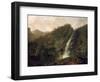 View of Powerscourt Waterfall-George Barret-Framed Giclee Print