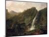 View of Powerscourt Waterfall-George Barret-Mounted Giclee Print