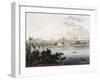 View of Praga on the Moldava River-null-Framed Giclee Print