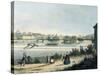 View of Praga on the Moldava River-null-Stretched Canvas