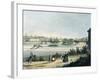 View of Praga on the Moldava River-null-Framed Giclee Print