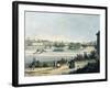 View of Praga on the Moldava River-null-Framed Giclee Print