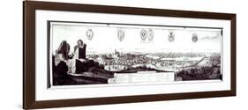 View of Prague, 1649-Wenceslaus Hollar-Framed Giclee Print