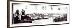 View of Prague, 1649-Wenceslaus Hollar-Framed Premium Giclee Print