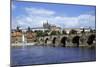 View of Prague Castle and Charles Bridge, Czech Republic-null-Mounted Photographic Print