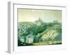 View of Prague Castle from the East, 1825-null-Framed Giclee Print