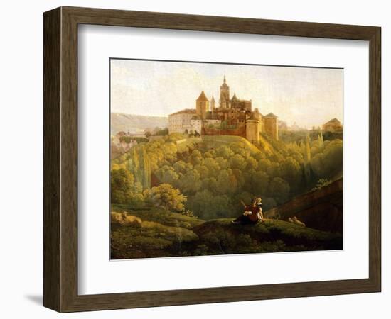 View of Prague Castle from the West, Czech Republic-Anton Raphael Mengs-Framed Giclee Print