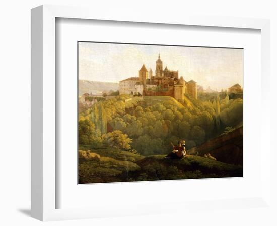 View of Prague Castle from the West, Czech Republic-Anton Raphael Mengs-Framed Giclee Print