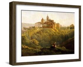 View of Prague Castle from the West, Czech Republic-Anton Raphael Mengs-Framed Giclee Print