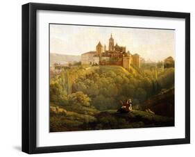 View of Prague Castle from the West, Czech Republic-Anton Raphael Mengs-Framed Giclee Print