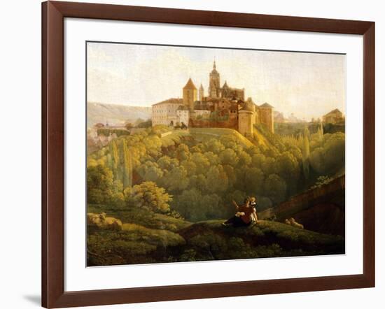 View of Prague Castle from the West, Czech Republic-Anton Raphael Mengs-Framed Giclee Print