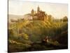 View of Prague Castle from the West, Czech Republic-Anton Raphael Mengs-Stretched Canvas