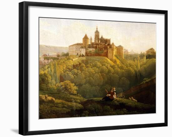 View of Prague Castle from the West, Czech Republic-Anton Raphael Mengs-Framed Giclee Print