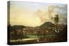 View of Prague from the East-Johann Friedrich Meyer-Stretched Canvas