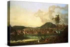 View of Prague from the East-Johann Friedrich Meyer-Stretched Canvas