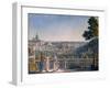 View of Prague from the Garden of Strahov Monastery, 1835-Vincenc Morstadt-Framed Giclee Print