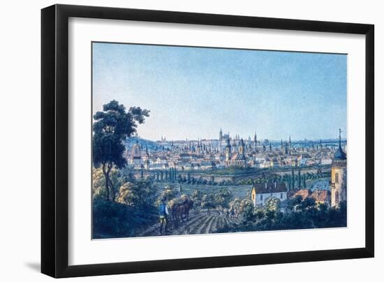 View of Prague from the South-Vincenc Morstadt-Framed Giclee Print