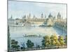 View of Prague on the Moldava River-null-Mounted Giclee Print