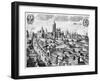 View of Prague Showing the Imperial Palace and the College of Theology, circa 1618-null-Framed Giclee Print