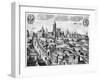 View of Prague Showing the Imperial Palace and the College of Theology, circa 1618-null-Framed Giclee Print