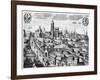 View of Prague Showing the Imperial Palace and the College of Theology, circa 1618-null-Framed Giclee Print