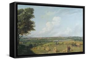 View of Preston from Penwortham Hill, C.1821-John Jenkinson-Framed Stretched Canvas