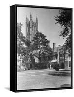 View of Princeton University, Madison Hall-Philip Gendreau-Framed Stretched Canvas