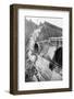 View of Progression of Dam Site-null-Framed Photographic Print