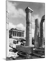 View Of Propylaes And Parthenon-Bettmann-Mounted Photographic Print