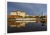 View of Puerto Madero and the museum ship ARA Presidente Sarmiento, City of Buenos Aires, Buenos Ai-Karol Kozlowski-Framed Photographic Print