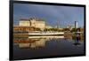 View of Puerto Madero and the museum ship ARA Presidente Sarmiento, City of Buenos Aires, Buenos Ai-Karol Kozlowski-Framed Photographic Print