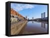 View of Puerto Madero, City of Buenos Aires, Buenos Aires Province, Argentina, South America-Karol Kozlowski-Framed Stretched Canvas