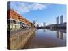 View of Puerto Madero, City of Buenos Aires, Buenos Aires Province, Argentina, South America-Karol Kozlowski-Stretched Canvas