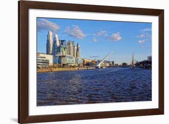 View of Puerto Madero, City of Buenos Aires, Buenos Aires Province, Argentina, South America-Karol Kozlowski-Framed Photographic Print